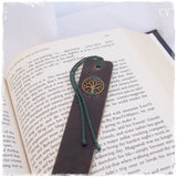 Tree Of Life Leather Bookmark