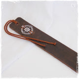 Traveler's Leather Bookmark ~
