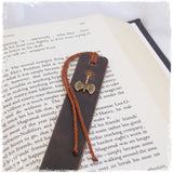 Ancient Greek Battle Axe Leather Bookmark