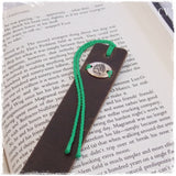 Engraved Celtic Leather Bookmark