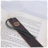 Leather Woodland Irish Bookmark