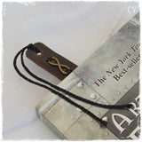 Leather Anniversary Infinity Bookmark