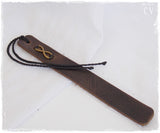 Rustic Brown Infinity Bookmark