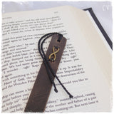 Leather Infinity Bookmark
