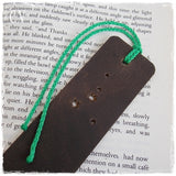 Leather Personalized Cancer Bookmark