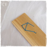 Libra Constellation Wooden Bookmark