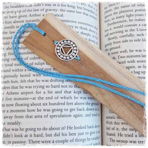 Throat Chakra Wooden Bookmark