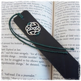 Personalized Celtic Leather Bookmark