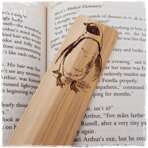 Penguin Totem Personalized Bookmark