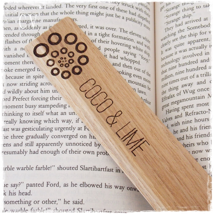 Custom Logo Engraved Bookmark