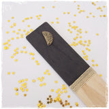 Half Moon Artistic Wooden Bookmark