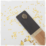 Gold Moon Wooden Bookmark