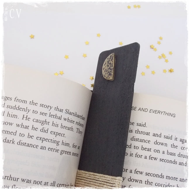 Half Moon Artistic Personalized Bookmark