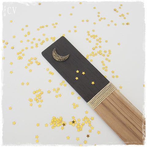 Personalized Crescent Moon Bookmark