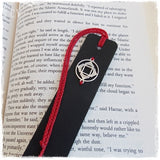 Root Chakra Personalized Leather Bookmark
