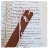 Unicorn Customizable Leather Bookmark