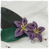 Hand-Sculpted Polymer Clay Brooch Pin