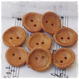 Small Caramel Brown Buttons