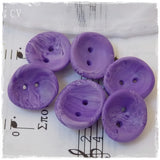 Small Purple Polymer Clay Buttons