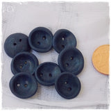 Handmade Navy Blue Buttons