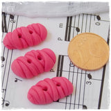 Small Pink Toggle Buttons