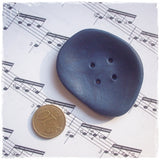 Handmade Oversized Blue Button