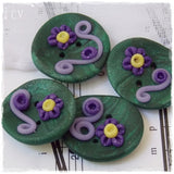 Handmade Floral Buttons