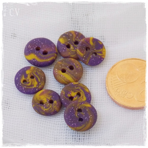 Handmade Polymer Clay Buttons