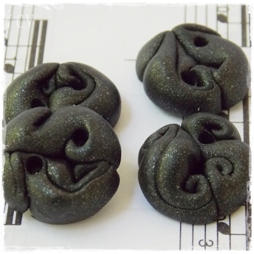 Large Polymer Clay Buttons