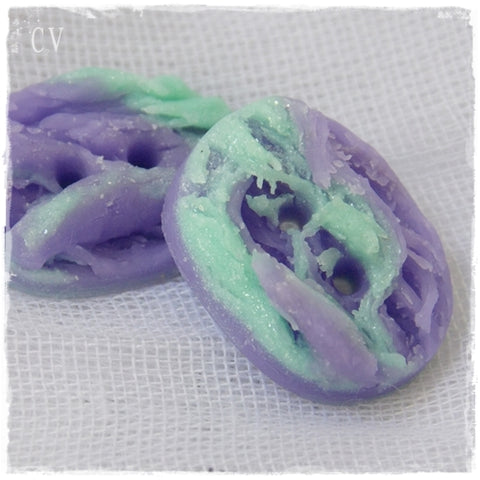 Artistic Handmade Polymer Clay Buttons