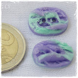 Pastel Polymer Clay Buttons