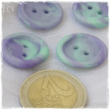 Artistic Handmade Polymer Clay Buttons