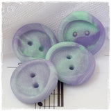 Pastel Round Polymer Clay Buttons