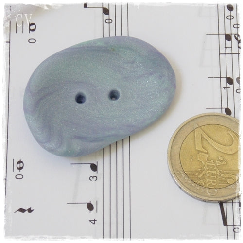 Artistic Handmade Polymer Clay Button