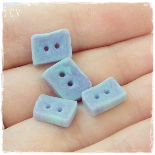 Mini Pastel Polymer Clay Buttons