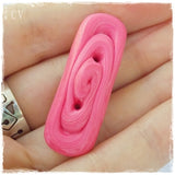 Oversized Pink Toggle Button
