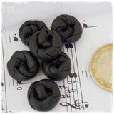 Handmade Black Buttons