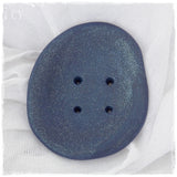 Dark Blue Jumbo Polymer Clay Button