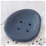 Handmade Large Blue Button