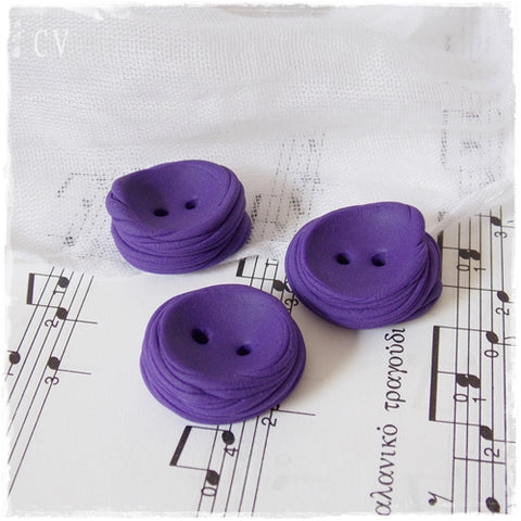Round Purple Buttons