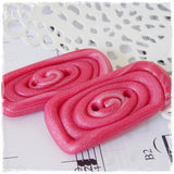 Handmade Large Pink Polymer Clay Buttons