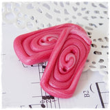 Oversized Pink Toggle Buttons