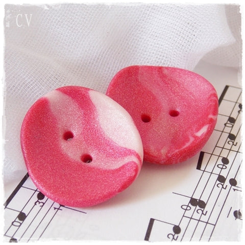 Oversized Polymer Clay Buttons