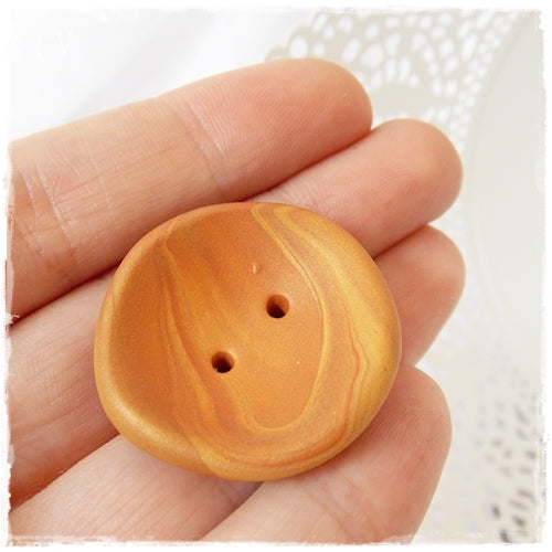 Oversized Handmade Polymer Clay Button
