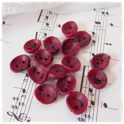 Tiny Polymer Clay Buttons