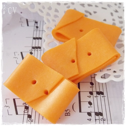 Folded Polymer Clay Buttons