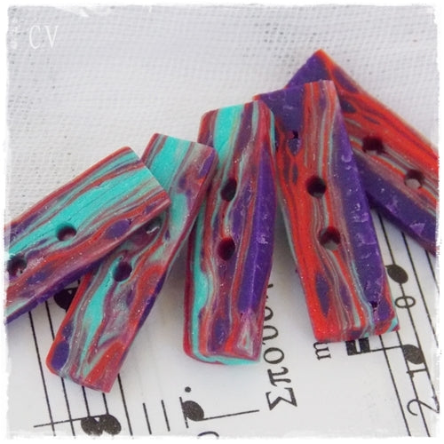 Toggle Polymer Clay Buttons