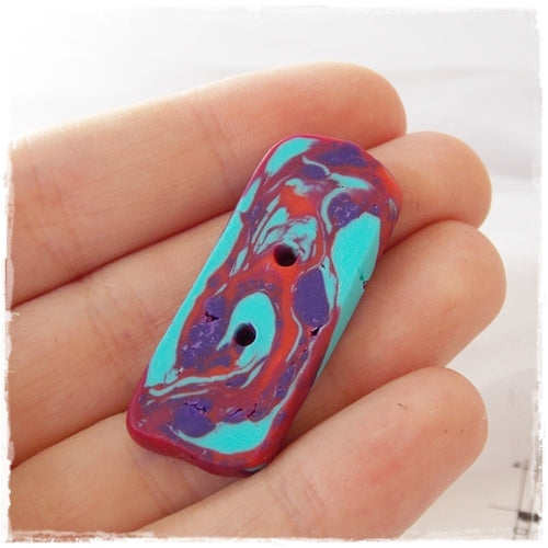 Oversized Polymer Clay Toggle Buttons