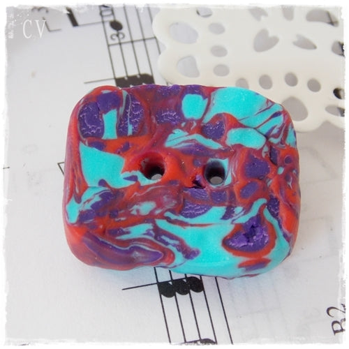 Extra Large Polymer Clay Button