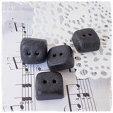 Small Polymer Clay Square Buttons
